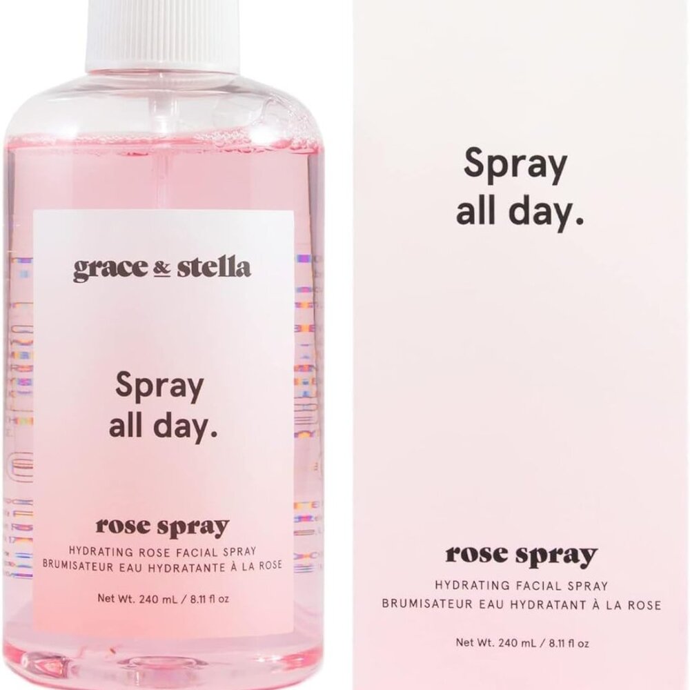 NWT In Box Grace & Stella Spray all day. Rose Spray